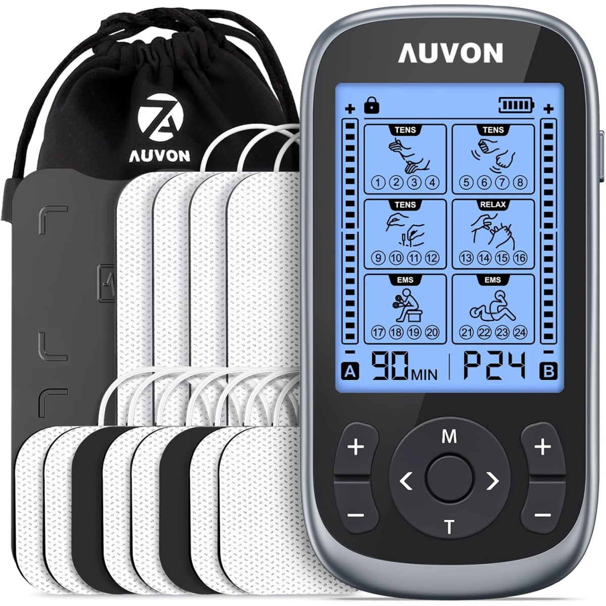 AUVON 3-in-1 TENS & EMS Massager